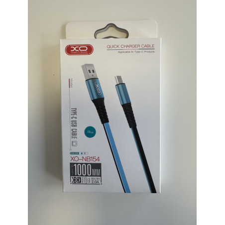 CABLE NB154 CARGA RAPIDA USB - TIPO C | 2A | 1 METRO XO