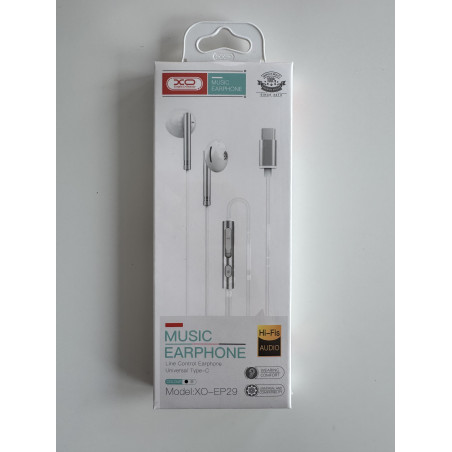 AURICULAR EP29 TIPO C BLANCO XO